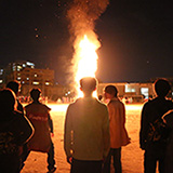 伝統行事火祭り