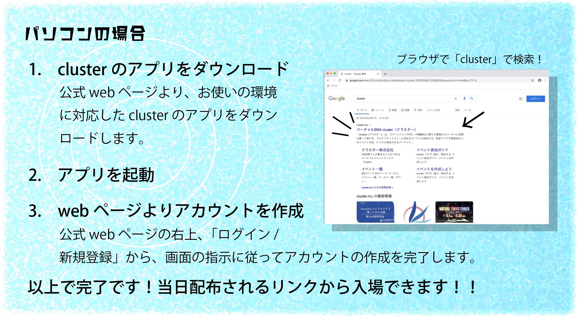 cluster説明