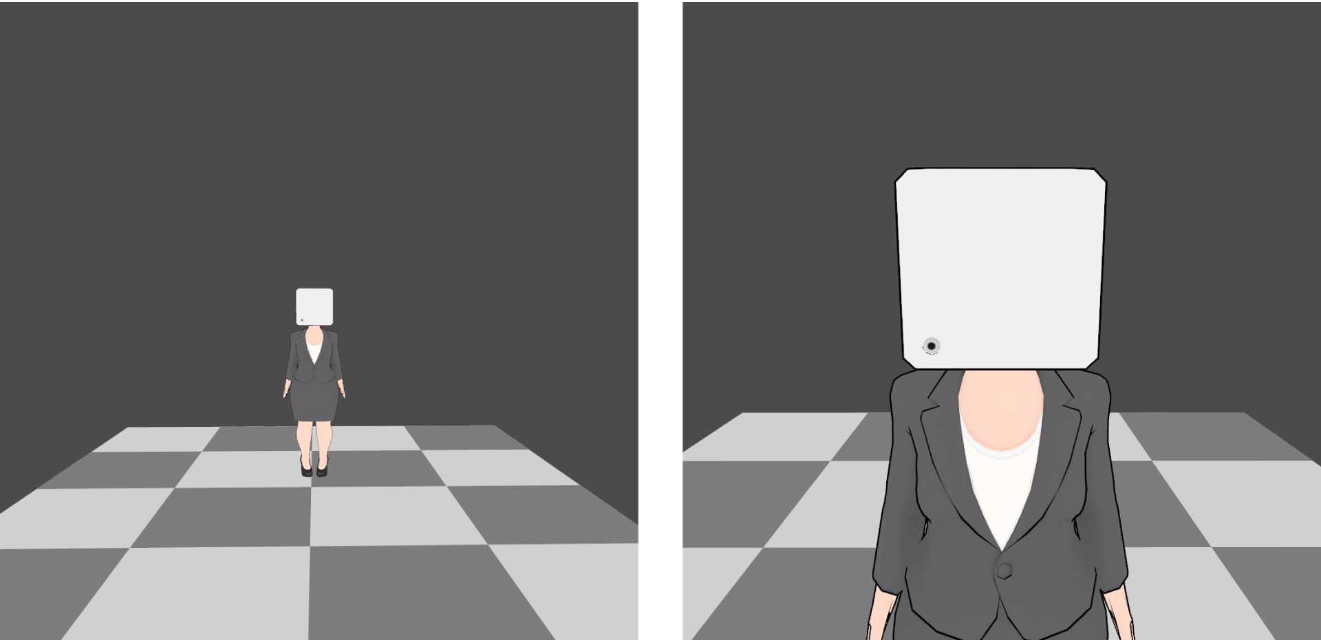 顔がないアバター